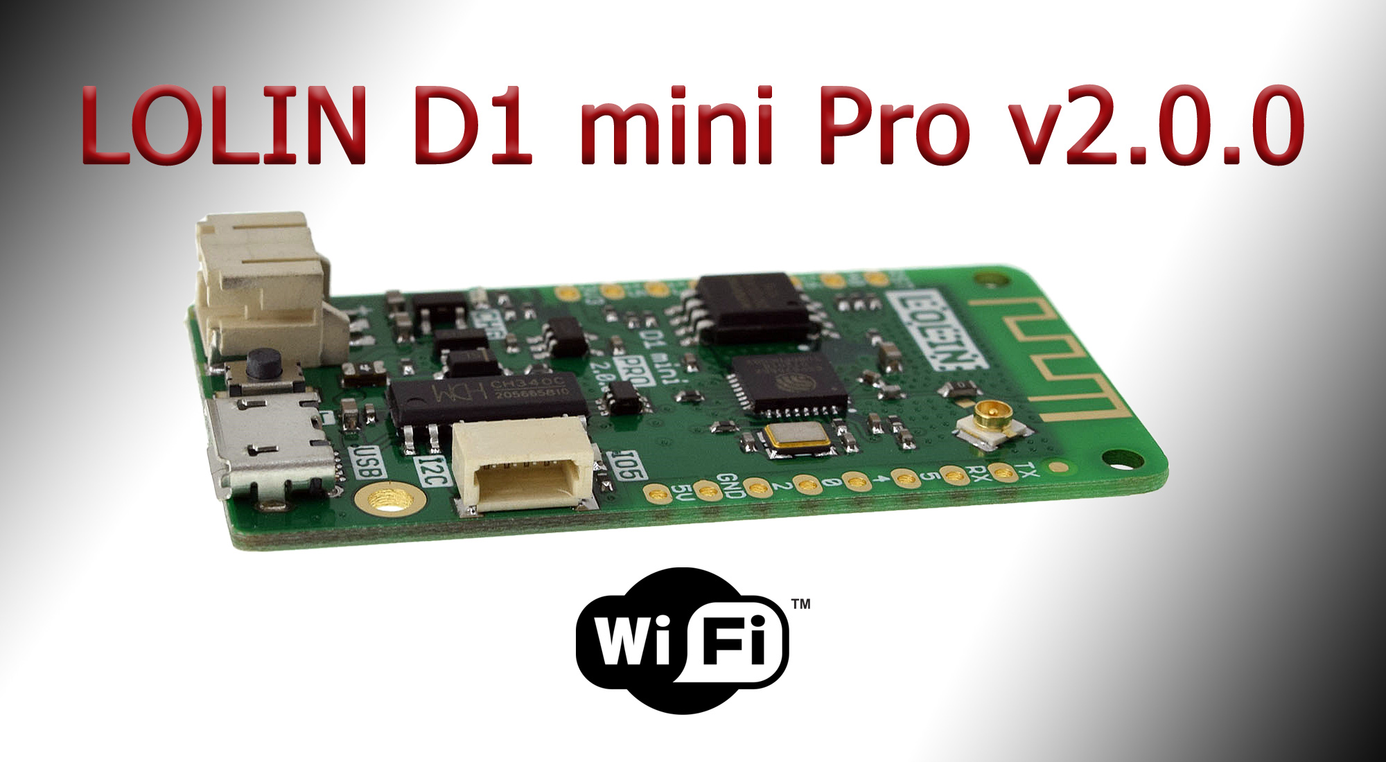 LOLIN D1 mini Pro v2.0.0 od WEMOS Electronics