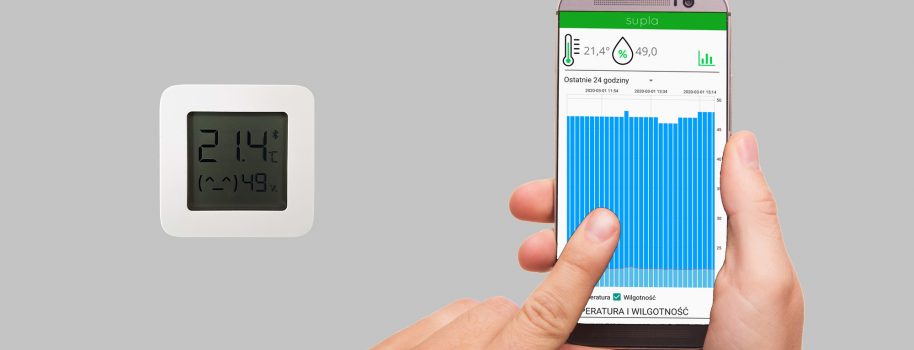 Supla Device for Linux na Raspberry Pi OS 64-bit oraz MiTemperature2 (Xiaomi LYWSD03MMC)